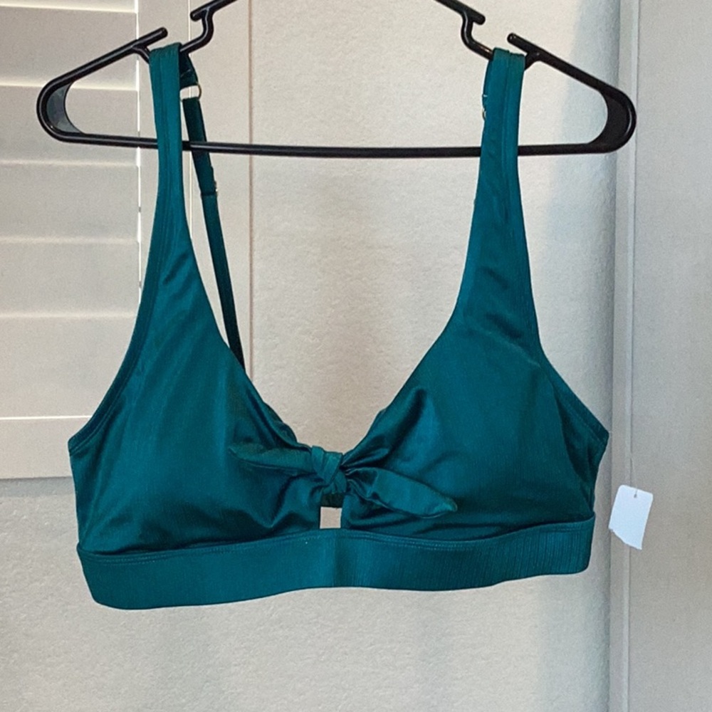 Freshwater Bikini Top, Women's Size Extra Large, Teal, NWT